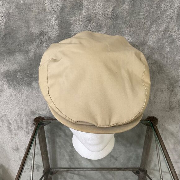 VTG.  Dorfman Pacific Golf Cabbie Cap Newsboy Hat Size L Snap front satin lined - Picture 7 of 7